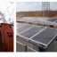 Exhibit 2 – Example of a base station powered by a diesel generator (left), and one integrating solar PV (right)